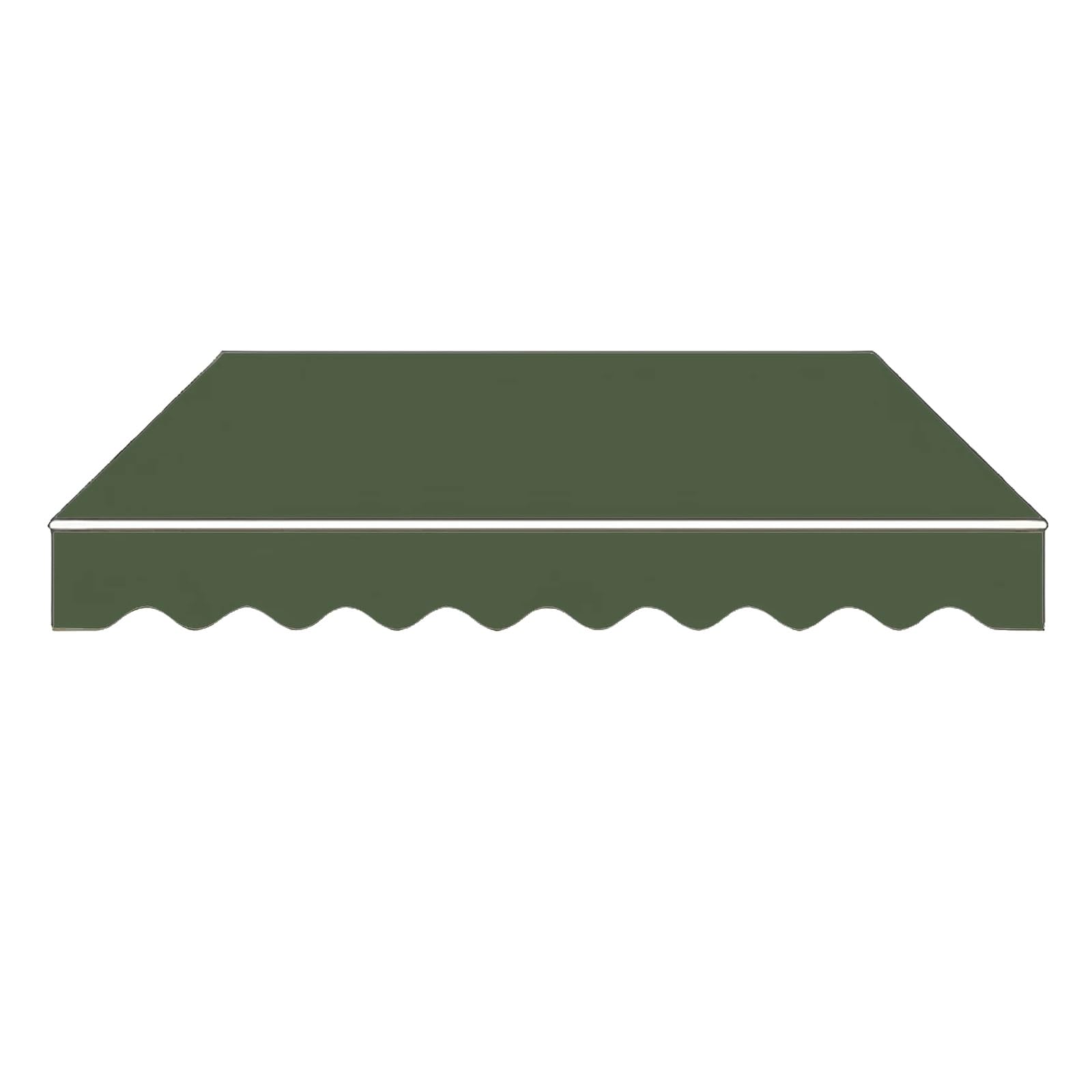 Toile verte durable pour auvent d'extérieur haut de gamme de 3m