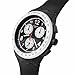 Swatch Chrono 42 Unisex Watch Dress Stainless Steel Black Automatic Waterproof Nothing Basic About Black