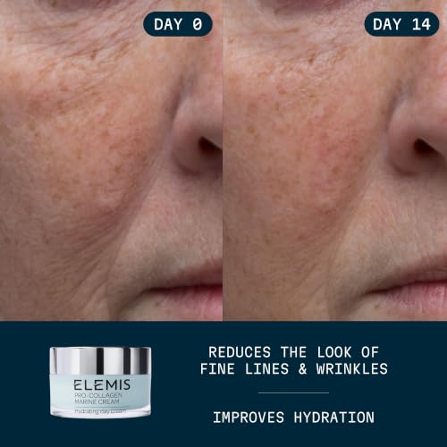 Image of ELEMIS Pro-Collagen Marine Cream, Lightweight Anti-Wrinkle Daily Facial Moisturizer