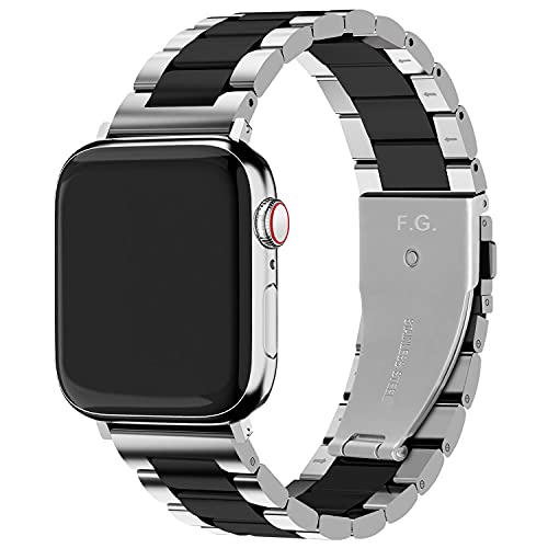 Fullmosa Metal Band with Case Compatible with Apple Watch Strap 49mm 46mm 45mm 44mm 42mm 41mm 40mm 38mm, Steel Apple Watch Band for iWatch Ultra3/2/1 SE3/SE2/SE Series 11/10/9/8/7/6/5/4/3/2/1