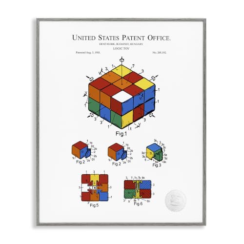 'Logic Toy Patent Diagram'| Framed Giclee Art