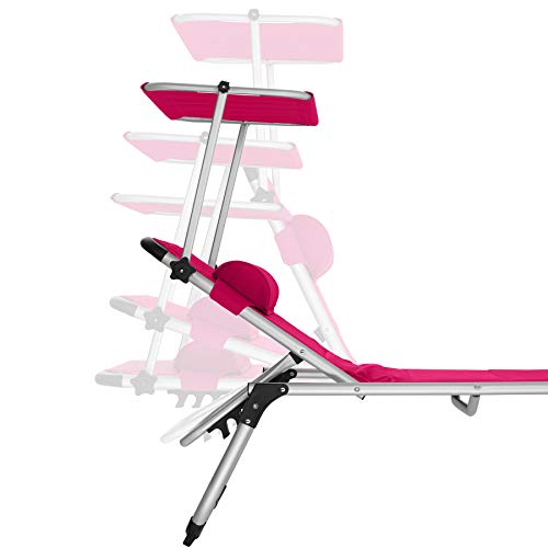 TecTake 800813 Sdraio da Spiaggia, Schienale