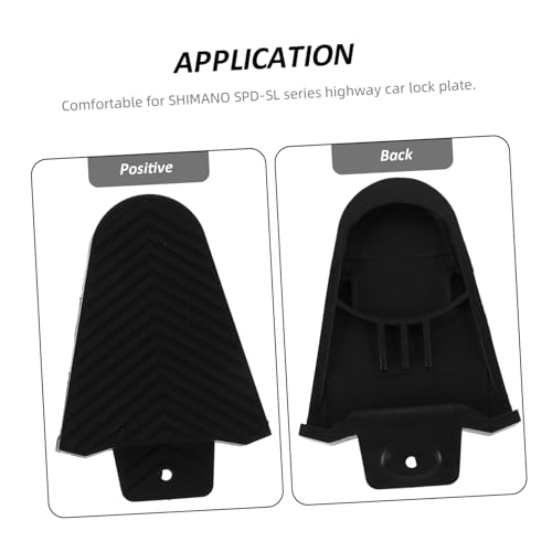 OHPHCALL Bike Cleat Covers for Road Cycling Shoes Rubber Pedal Cleat Protectors 1 Pair for Enhanced Grip and Durability