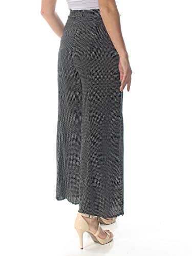 Free People Womens Polka Dot High-Rise Wide Leg Pants B/W 102