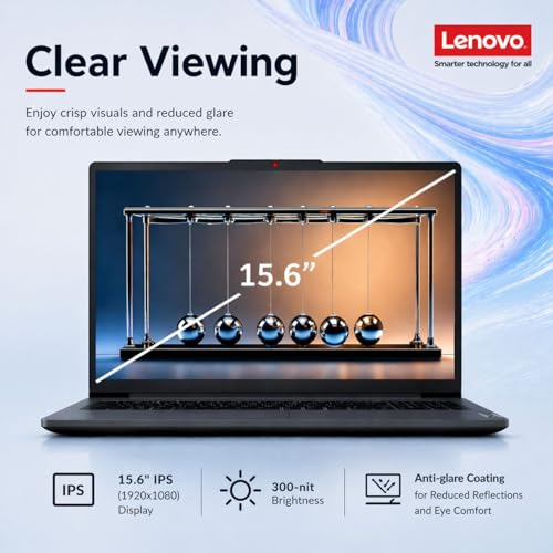 Image of Lenovo Business Laptop, 15.6 inch FHD Touchscreen Display, Intel 13th 10-Core i5 CPU(Up to 4.6 GHz), 16GB RAM, 512GB SSD, Copilot AI, Wi-Fi 6, Windows 11 w /Microsoft 365 for The Web, WOWPC USB