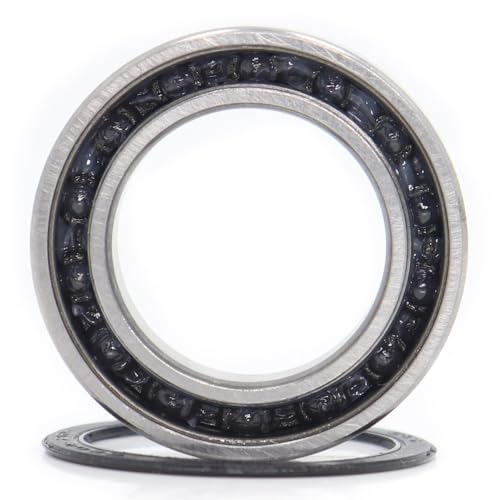 DUKUTS 1pc 6804RS Hybrid Ceramic Bearing 20 * 32 * 7 mm ABEC-1 1PC Bicycle Bottom Brackets Spares 6804 RS 2RS Si3N4 Ball Bearings 6804-2RS