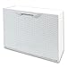 Art Plast U50/FRW Scarpiera in plastica, Effetto Rattan, Bianco immagine