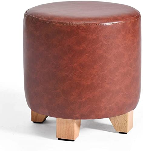 Repose-Pieds Salon Tabouret de Canapé Rond pour Table Basse