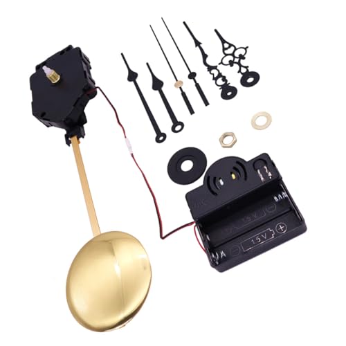 Angoily 1 Juego movimiento oscilante del carillón piezas de reparación de relojes movimiento de reloj de pared Accesorio de reparación kit electronico kit de motor de movimiento de reloj