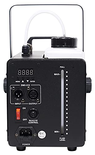Máquina de humo Rockville R1200L con LED y control remoto miniatura 4