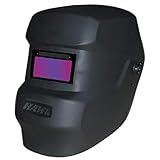 ArcOne S240-10-0300 Single Shade Black Hawk Welding Helmet 2 x 4' with Fixed Front