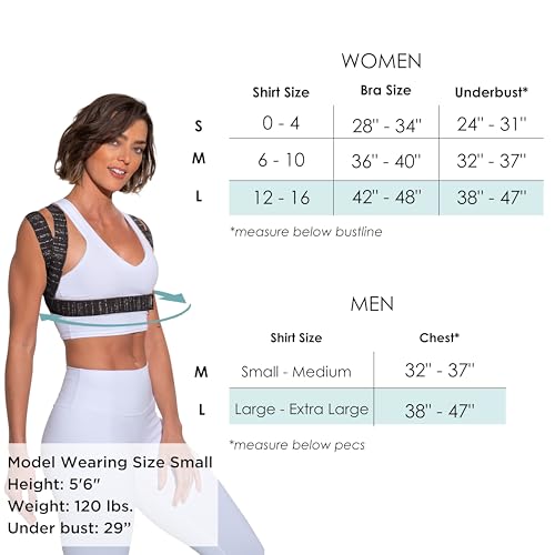 Posture-Corrector-for-Women-and-Men-Made-in-USA-Slim-and-Adjustable-Shoulder-Brace-Back-Brace-for-Back-Pain-Relief-Black-Drizzle-Large