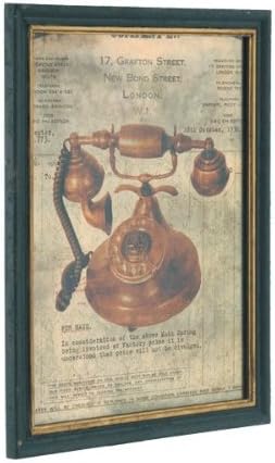 Garrard Swindon - New Bond Street London - British Rotary Dial Telephone Framed Wall Plaque