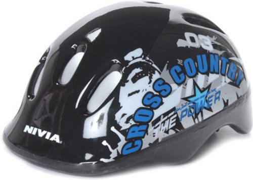 NiviaCross Country Helmet, Medium-Black