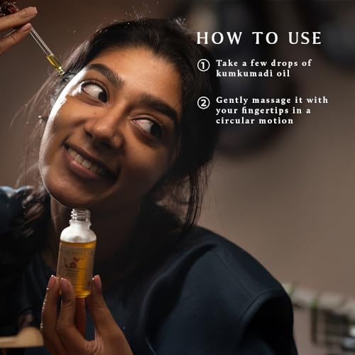 Image of Old School Rituals Kumkumadi Saffron Face Elixir | Face Serum for Glowing Skin | Anti-Ageing Overnight Facial Oil | Brightens, Revitalizes & Fades Dark Spots | Diminishes Fine Lines, Wrinkles & Uneven Skin Tone | Saffron & Kumkumadi Oil | 30 ml | Few Drops a Night for Lasting Glow