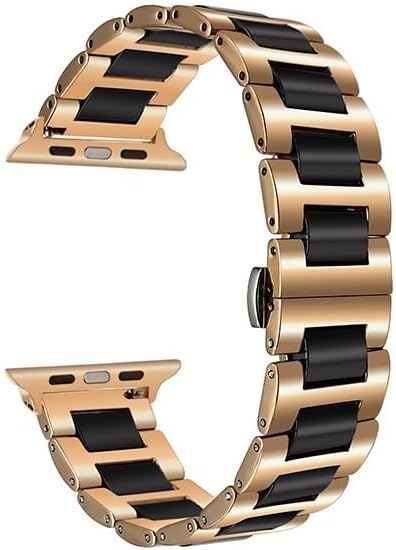 Ceramic Metal Strap For Watch 3/2 Belt 49mm 11 10 9 8 7 46mm 45mm 41mm Stainless Steel Bracelet 6 5 4 3 SE2 44mm 40mm
