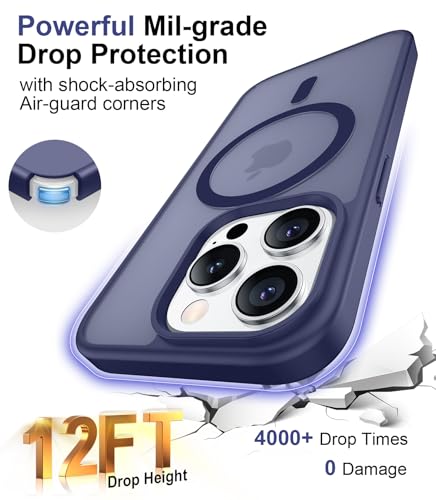 Coque iPhone 13 Pro Max MagSafe transparente mate et antichoc - 3