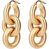 Pendientes colgantes mujer etrusca Elba de plata de ley -