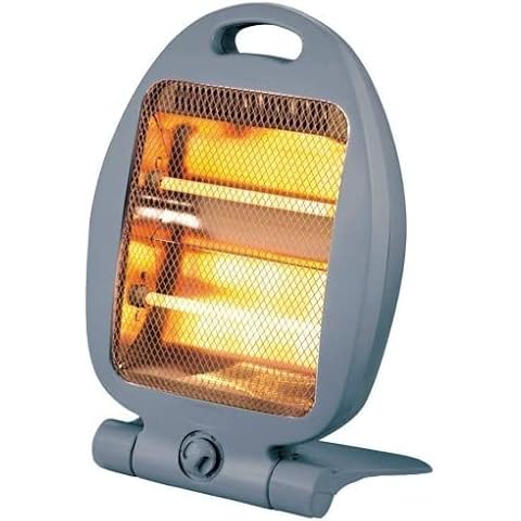 800W 2 BAR Portable Electric Heater Quartz Halogen Home Office Work 2 Settings Cover