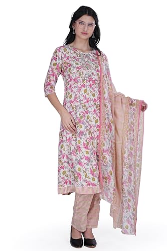 Image of Women Kurta Suit Set with Dupatta