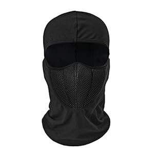 TAGVO Balaclava Face Mask, Breathable Mesh Windproof Motorcycle Cycling Balaclava Tactical Hood, Fit Helmets Liner for Adults Women and Men Elastic Universal Size