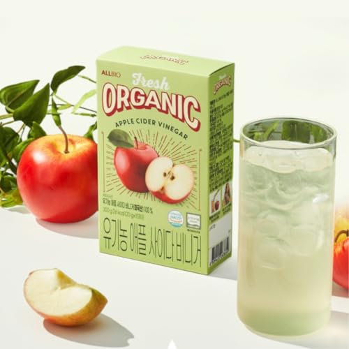 ALLBIO Organic Apple Cider Vinegar Sticks | 0.71oz x 15 Pack | USDA Organic, Non-GMO, Sugar-Free | Raw, Unfiltered, With the Mother | Portable Individual Packets for Travel, Office, Gym, Daily Use - Thumbnail 6