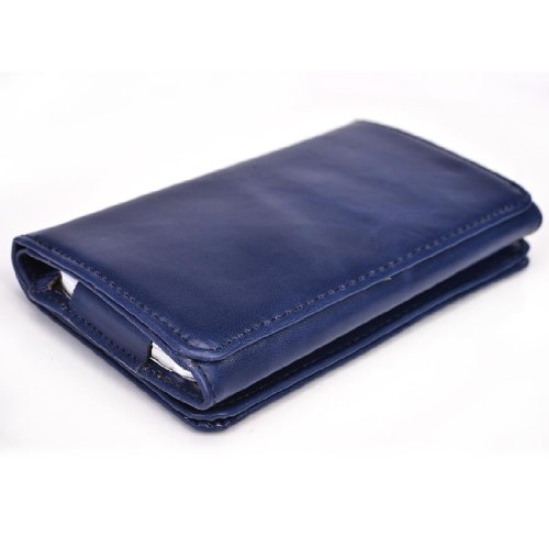 Kroo Men's Wallet For Smartphone Up To 5-Inch - Carrying Case - Frustration-Free Packaging - Blue" #TOP4