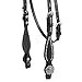Weaver Leather unisex adult Browband Headstall, Black, Horse US