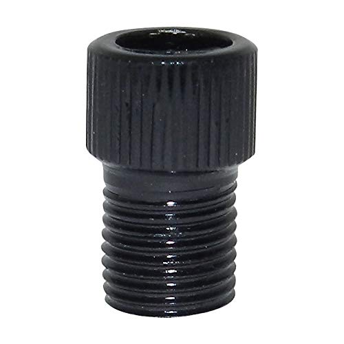 Kit 6 Adaptador de Válvula Presta - Americana em Alumínio Calypso Preto