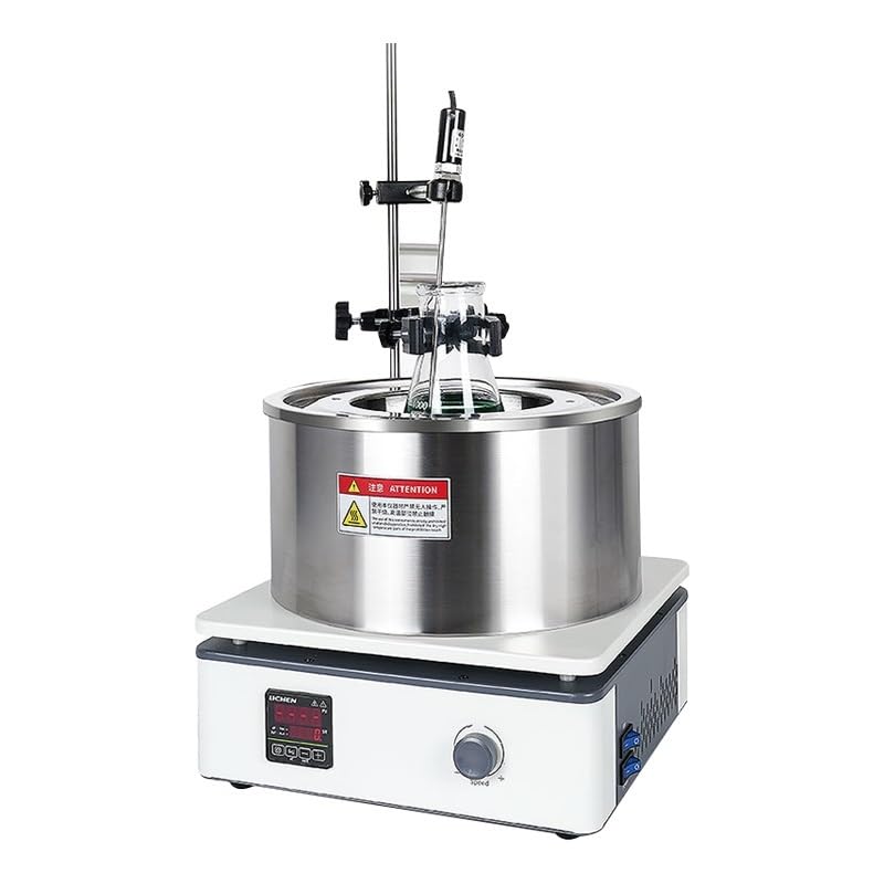 Laboratoryjna Łaźnia Wodna, Mieszadło magnetyczne zbierające ciepło, laboratoryjne, wyświetlacz cyfrowy, stała temperatura, łaźnia wodna, łaźnia olejowa, elektryczny garnek mieszający