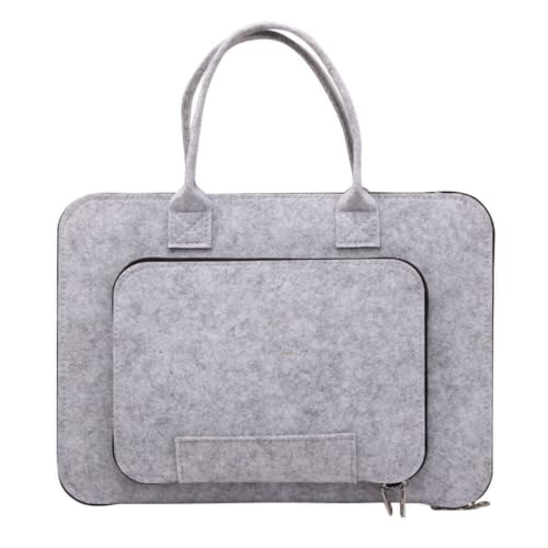Bolso para portátil de fieltro anticaídas con soporte para tableta