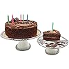 Happy Birthday Cake 8 Inch, Serves 12 – 2 Layer Chocolate Truffle Cake, w/ Choc Butter Cream Filling