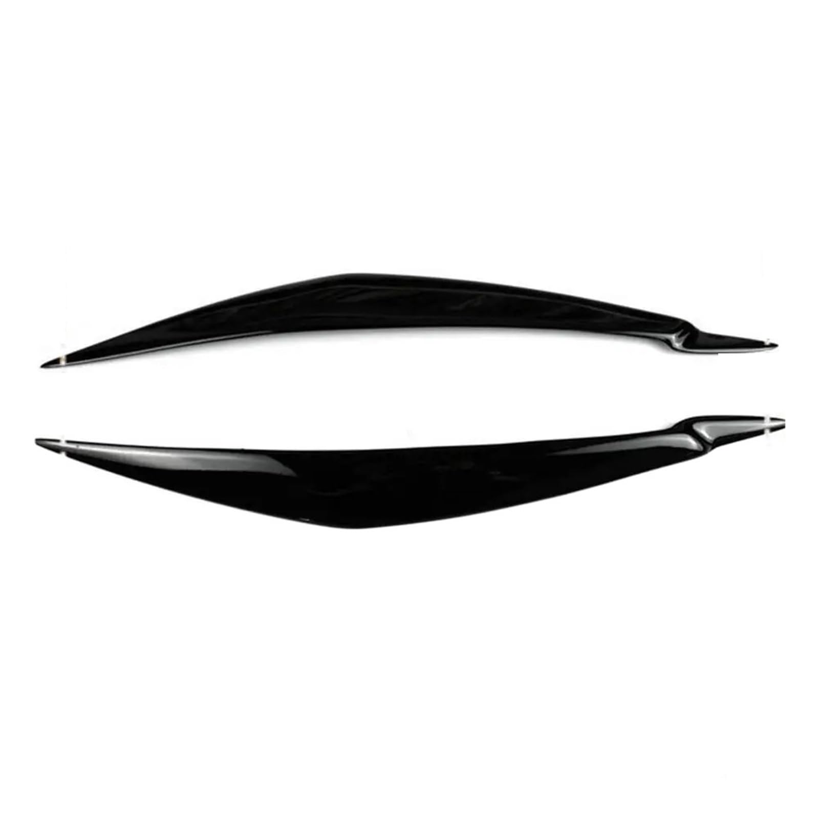 Car Eyelashes Fit for BMW E71 X6 2008-2015 E70 X5M 2006-2013 Car Gloss Black Headlights Eyebrow Eyelid Trim Cover Sticker Resin Headlight Eyebrows