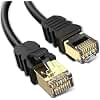 J&D Cat 8 Ethernet Cable High Speed 40 Gbps 2000 MHz 26AWG with Gold-Plated RJ45 Connector S/FTP Network Cable Compatible with Gaming PC PS5 Xbox Modem Router 0.9 m