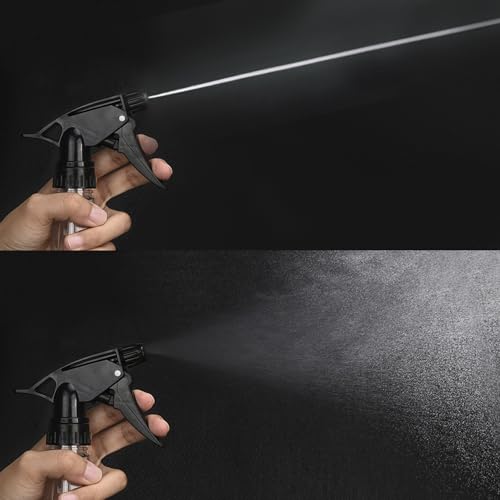 STUDIO LIMITED Barber Spray Bottle, Fine Mist Sprayer for Stylists, Refillable Hair Spray Bottle (500ml/16.9oz, Clear)