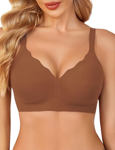 Image of Avidlove Bras for Women No Underwire Seamless Bra Comfortble Bralette Full Coverage Everyday Bras