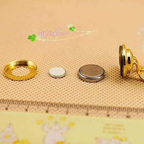 AirAds 1:12 Scale Dollhouse Miniature Dining Room liglht Fixture LED Chandelier Elegant Tulip Lighting Living Room Light