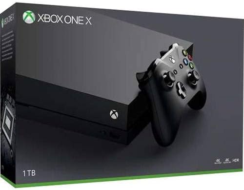 Microsoft Xbox One X 1TB Console, Black, 18.5" x 12" x 5" (Refurbished) (Renewed) Brand: Amazon Renewed