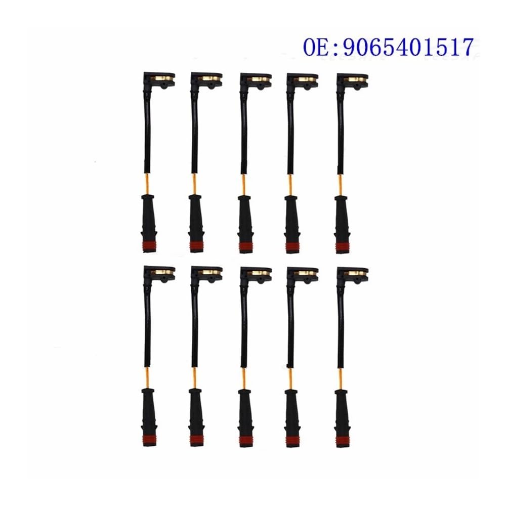 QCHIAN Sensor de Desgaste de Pastillas de Freno para Benz para Sprinter 906 para V-Class W447 para Vito W639 10 Uds Sensor De Desgaste De Pastillas De Freno 9065401517