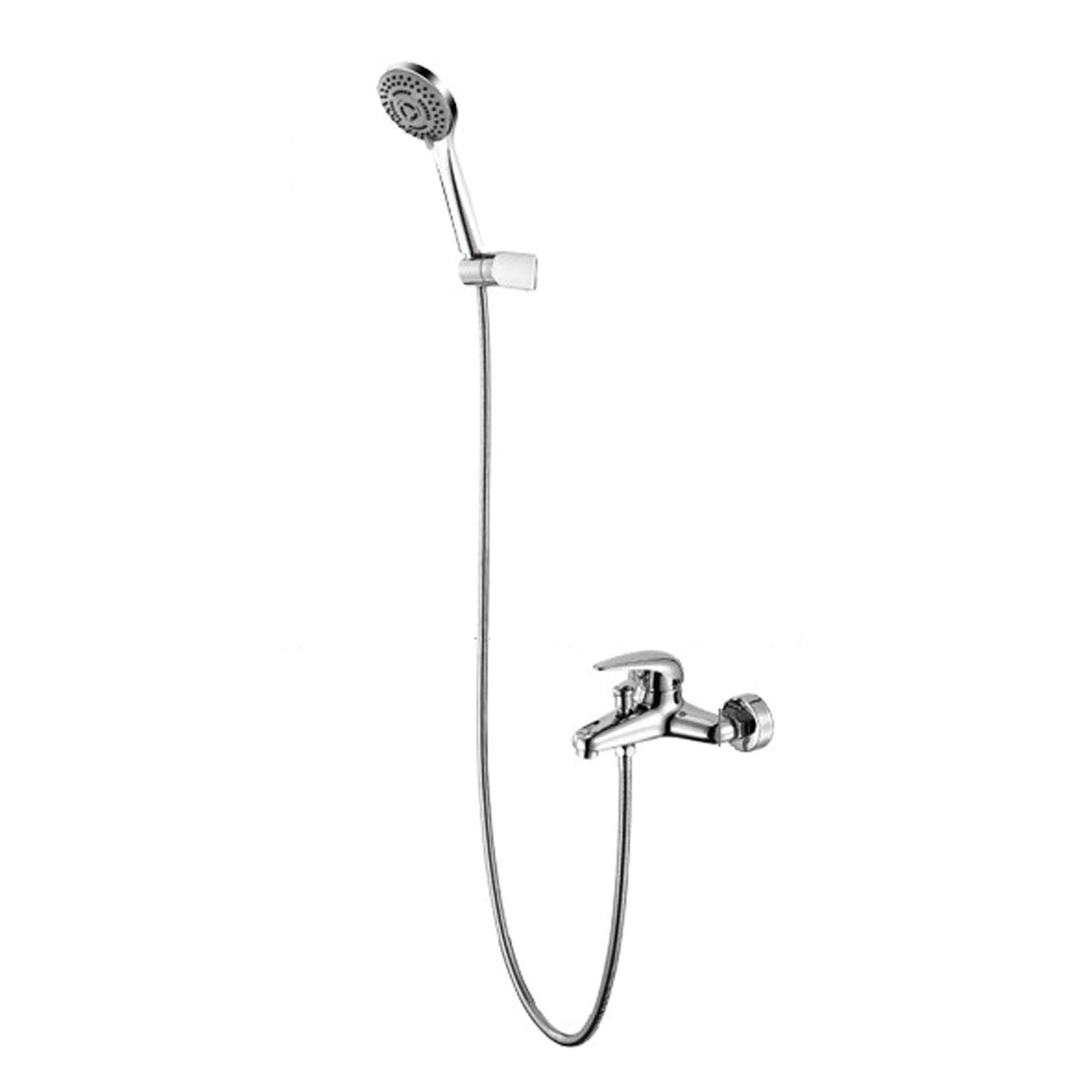 Ensemble de mitigeur de douche moderne mural pour adultes avec flexible anti-torsion