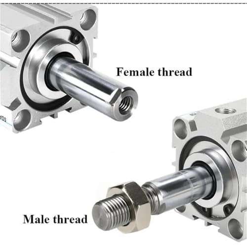 Cylindre pneumatique SDA alésage 63mm course 20mm compact - 5
