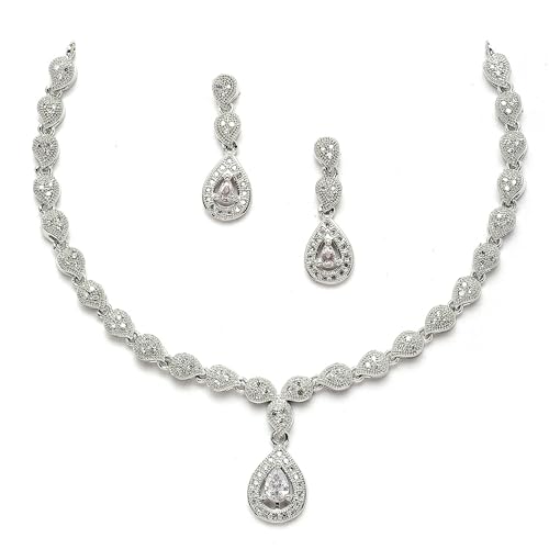 Zeneme Jewellery Set Fascinating Gold Tone Necklace Set & Earring...