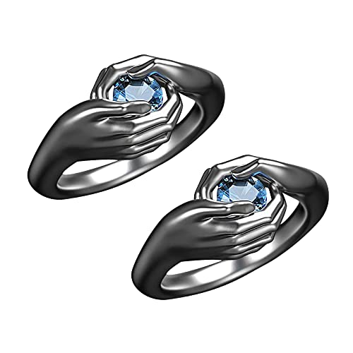 2 anelli di cavolino in argento Sterling 925 per