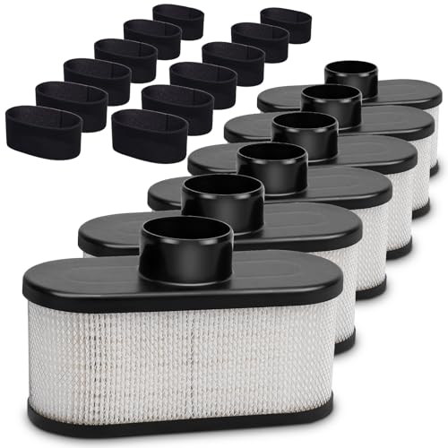 FHSJXR 6 Packs 11013-0752 Air Filter for Kawasaki FR691V FR651V FR730V FS481V FS541V FS600V FS651V FS691V FS730V 4-Cycle Engine with 11013-7046 Pre Filter Replace 11013-0726 11013-7047 11013-7049