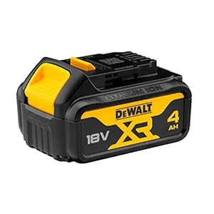 DeWalt Reserveaccu 18,0 volt/4,0 Ah XR Li-Ion (compatibel met alle 18,0 volt XR accumachines van DeWalt, led-batterij…