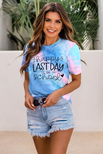 ALLTB Last Day of School Shirt for Teachers Women Teacher Life T-Shirt School Graduation Tee Appreciation Gift Shirt Top - Image 5
