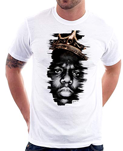 Egoteest Biggie Smalls Shirt - Notorious Big Shirt Gold Crown - Hip Hop Legend Rappers - It was All a Dream (3XLARGE)