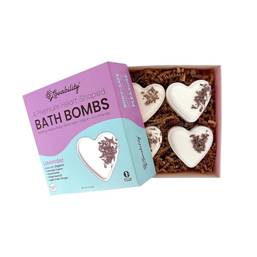 Lovability Heart-Shaped Bath Bombs