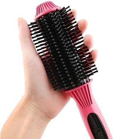 Cepillo eléctrico para el cabello, peine alisador anti-quemaduras, peine alisador caliente, alisador de cabello miniatura 5