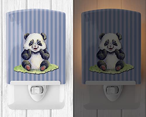 Lámpara de noche de cerámica forma oso panda miniatura 2